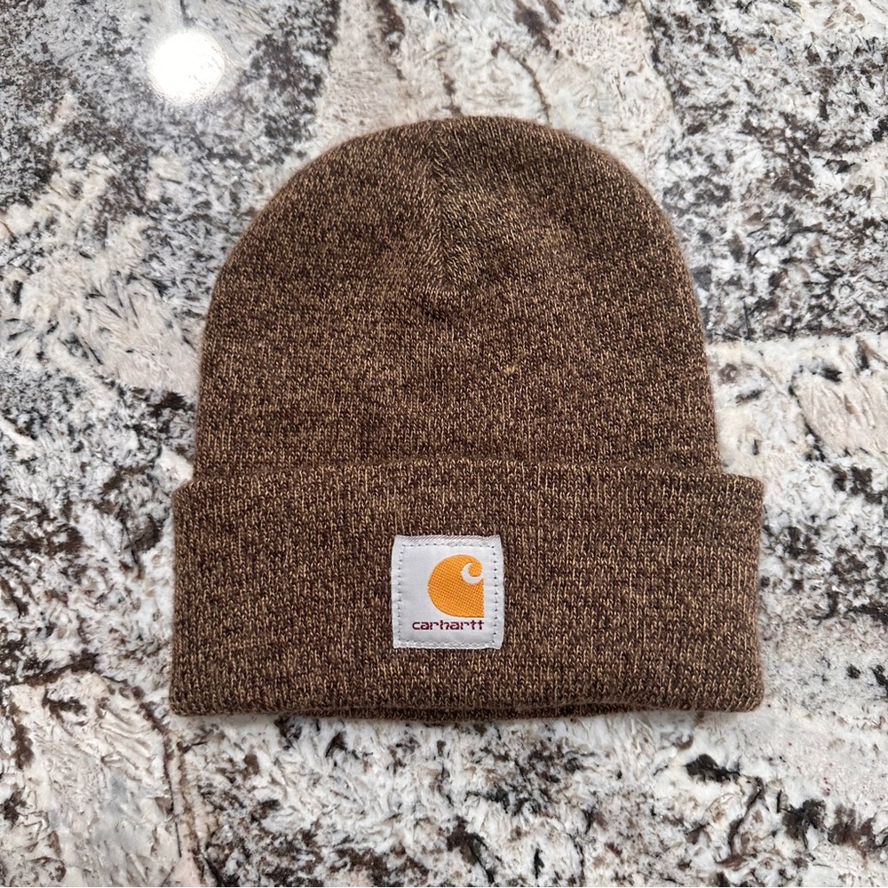 Carhartt Brown Knit Beanie
